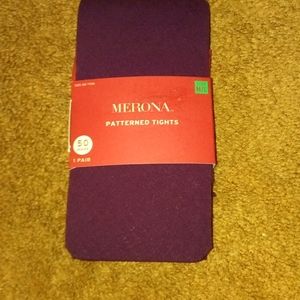 Merona maroon pantyhose